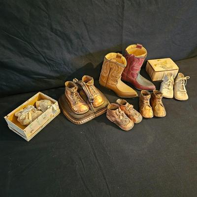 Bronzed Baby Shoes, Bookends and More (BD-DW)