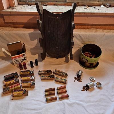 Assorted Ammunition & Gun Rack (BS-JS)