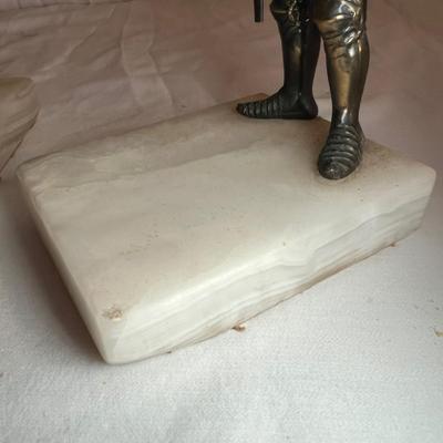 Marble & Brass Bookends (O-RG)