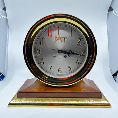 N244 Chelsea Clock Co. Millennium Limited Edition 8 Day Marine 10â€ Clock Brass