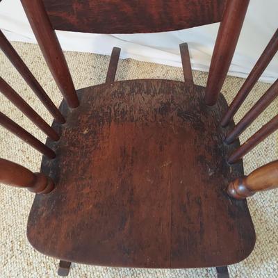 Children's Solid Wood Rocking Chair (B2-BBL)