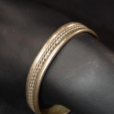 Alpaca MEXICO Silver Cuff Bracelet 26.2g