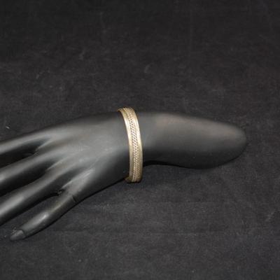 Alpaca MEXICO Silver Cuff Bracelet 26.2g
