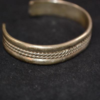 Alpaca MEXICO Silver Cuff Bracelet 26.2g
