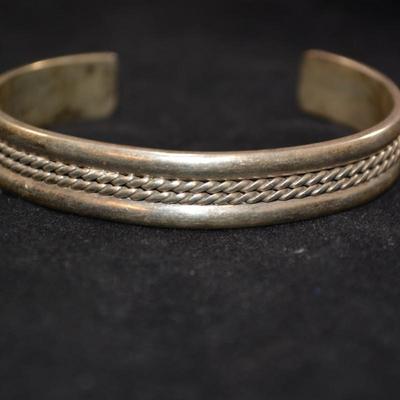 Alpaca MEXICO Silver Cuff Bracelet 26.2g