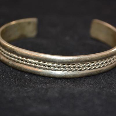 Alpaca MEXICO Silver Cuff Bracelet 26.2g