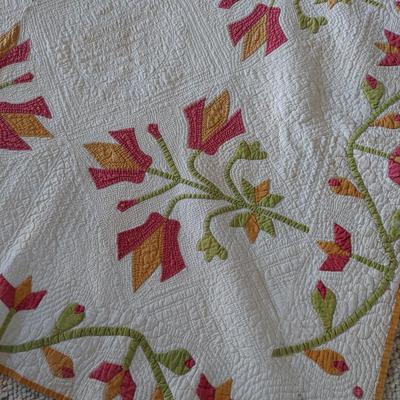 Metal Quilt Stand w/ Quilts (B2-BBL)