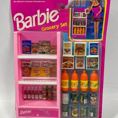Barbie Mattel grocery set new in package