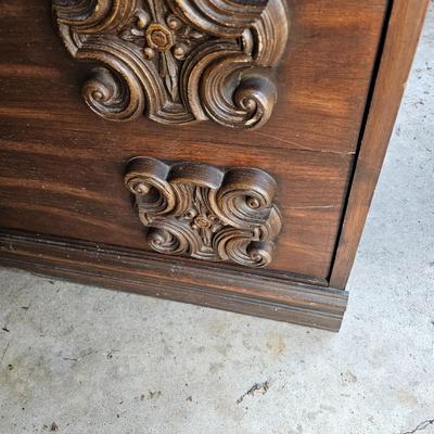 Funky 60s 70s Four Drawer Dresser (G-JS)