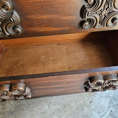 Funky 60s 70s Four Drawer Dresser (G-JS)