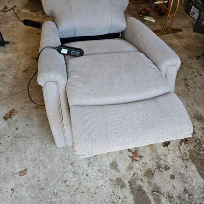 Grey Ashley Furniture Power Lift Recliner (G-JS)