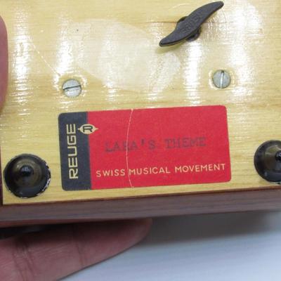Vintage Reuge Made in Italy Lara's Theme Swiss Musical Movement Music Box