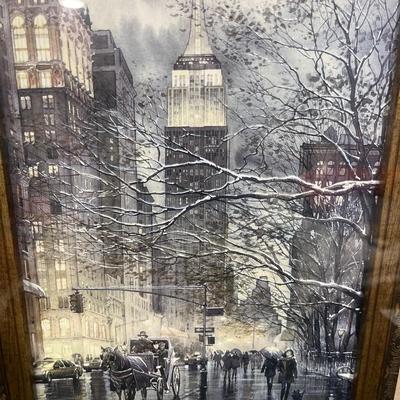 G10- Beautiful New York City framed print