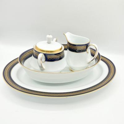 NORITAKE ~ Vienna ~ 3 Piece Place Setting For 8 ~ Plus Assorted Serving Pieces