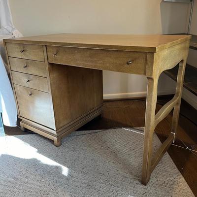 Mid Century Desk W/Dovetailed Drawers (O-RG)