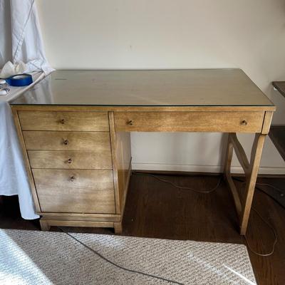 Mid Century Desk W/Dovetailed Drawers (O-RG)