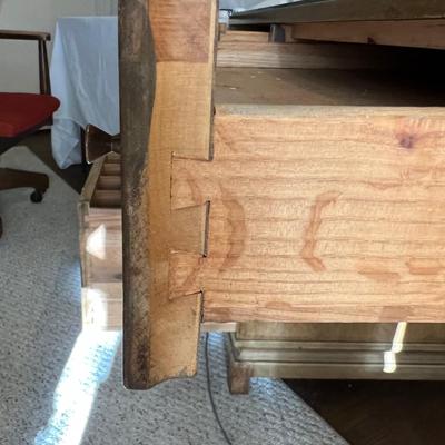 Mid Century Desk W/Dovetailed Drawers (O-RG)