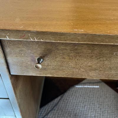 Mid Century Desk W/Dovetailed Drawers (O-RG)