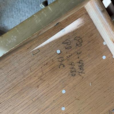 Mid Century Desk W/Dovetailed Drawers (O-RG)
