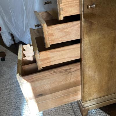 Mid Century Desk W/Dovetailed Drawers (O-RG)