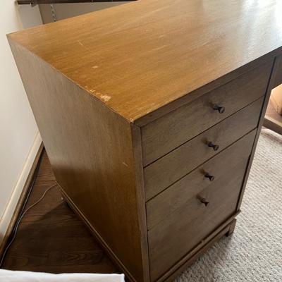 Mid Century Desk W/Dovetailed Drawers (O-RG)