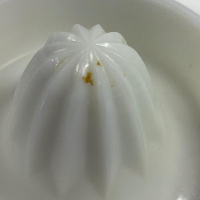 McKee Sunkist Milk Glass Reamer