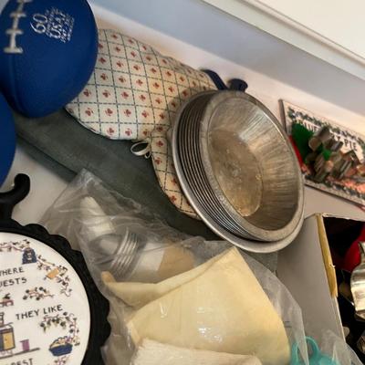 Vintage cookie cutters & other utensils