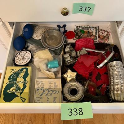 Vintage cookie cutters & other utensils