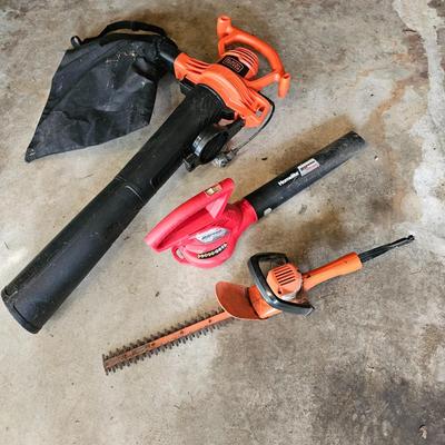 Three Electric Powered Yard Tools (G-JS)