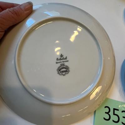 Plates & marmalade bowl