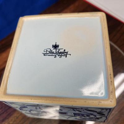 Vintage Palin Thorley Flower brick, Williamsburg Virginia 5x5x4"h