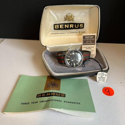 Vintage Benrus Ultra Deep Watch with Box (9)