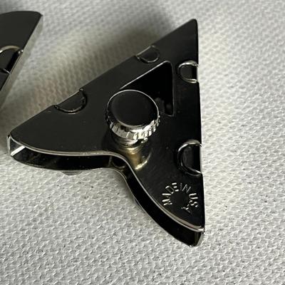Collar Tips, Tie Clips (2), and Cufflinks Set (17)