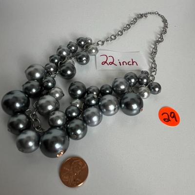 Chrome Adjustable Statement Necklace (29)