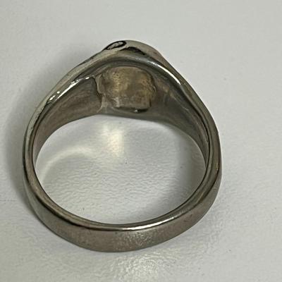 Blue Stone Cross Ring (32)