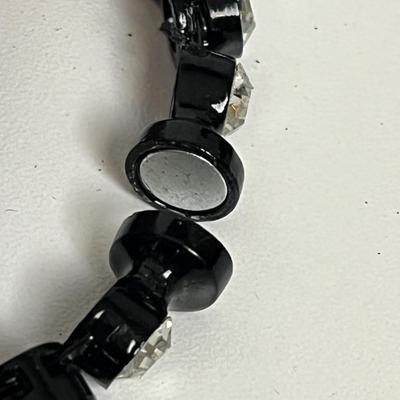 Chico's Black Gem Statement Necklace and Bracelet (34)