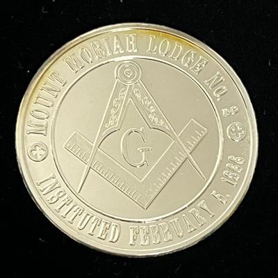Freemasonry Coins - Mount Moriah Lodge No. 2 & Grand Lodge (45)