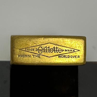 Vintage Razor Blade Box, Tie Clip, and Cufflinks (48)