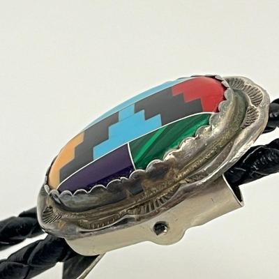 Bolo Oval Sterling Silver Necktie (40)