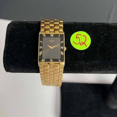 Pulsar Gold Stainless Steel Watch (52)