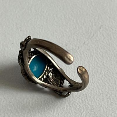 Two Blue & Silver Rings (60)