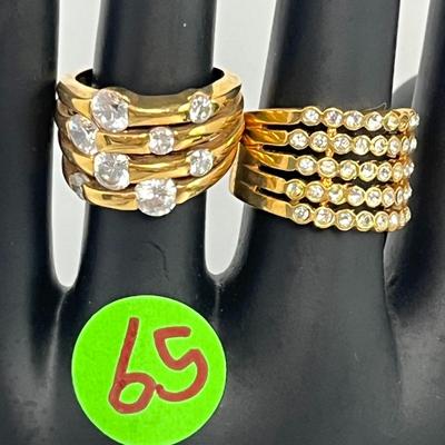Gold Ring Assortment (65)