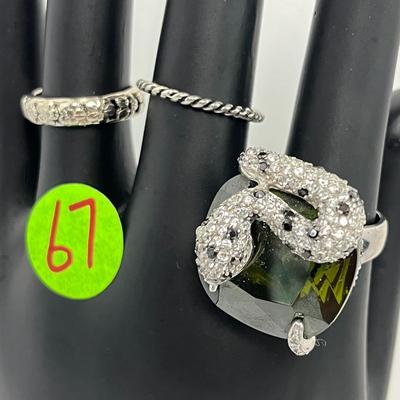 Snake Gem Ring Bundle (67)
