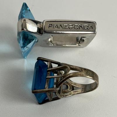 Two Blue Gem Rings (73)