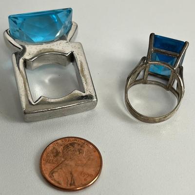 Two Blue Gem Rings (73)