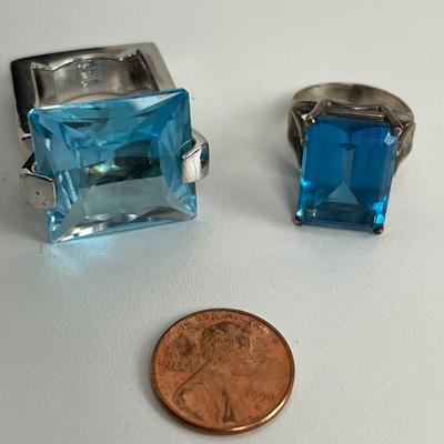 Two Blue Gem Rings (73)