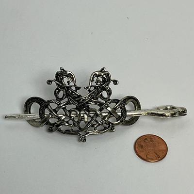Vintage Silver Hair Pins (90)