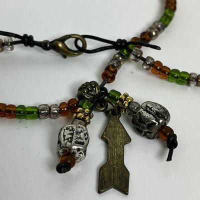 Beaded Charm Necklace (102)