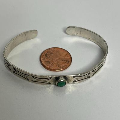 Silver & Turquoise Bracelet & Silver 925 & Turquoise Earrings (108)