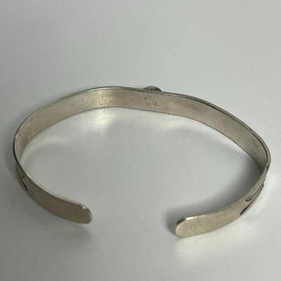 Silver & Turquoise Bracelet & Silver 925 & Turquoise Earrings (108)
